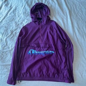 Champion Packable Poncho purple